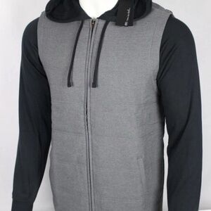 Travis Mathew Scavenger Jacket Hoodie Men’s Size S Heather Dark Grey Zip Up NWT